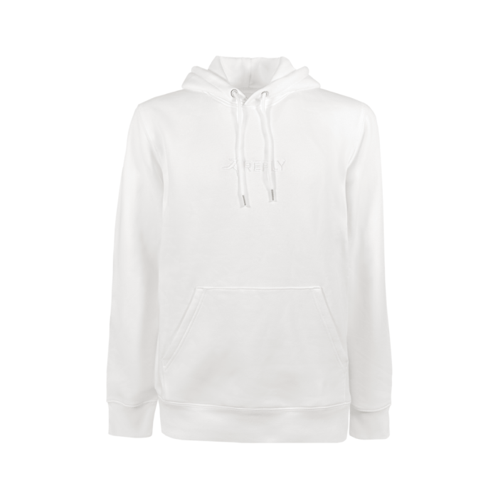 Hoodie Reply - White On White 1