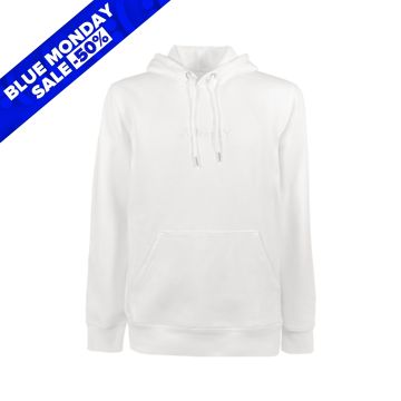 Hoodie Reply - White On White