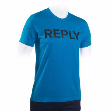 REPLY T-Shirt - Cyan - Man - S