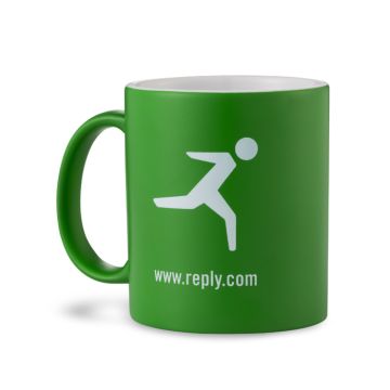 Reply Coloured Mug - Green