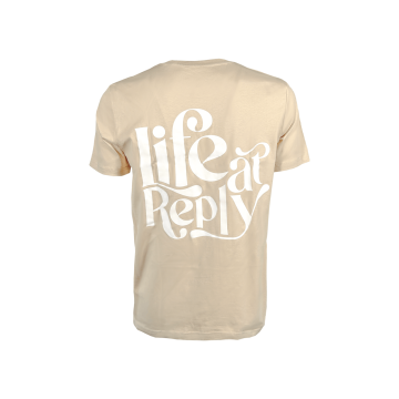 T-Shirt LifeAtReply - Sand